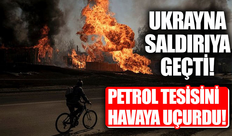Ukrayna Rus topraklarındaki petrol rafinerisini vurdu!