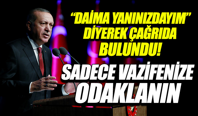 Başkan Erdoğan: Güvenlik personelimizin sonuna kadar yanındayım