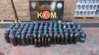 657 Litre Sahte Alkolle Yakalandilar
