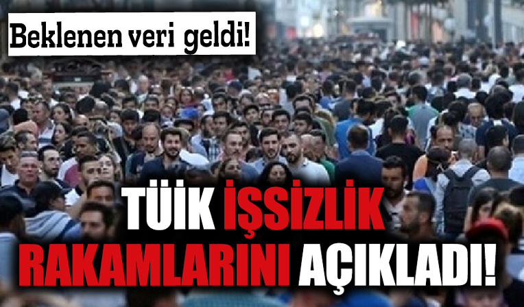 İşsizlik rakamları açıklandı