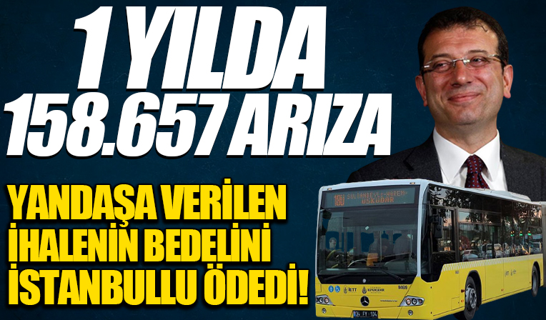 Bakım ihalesinin CHP milletvekili Özgür Karabat'a verildiği İETT'de 2021 yılında otobüsler tam 158.657 kez arıza yaptı