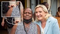 FRANSA - Macron'un rakibi Marine Le Pen ırkçılığını tescilledi: Siyahi kadına dokunmamak için çaba sarf etti