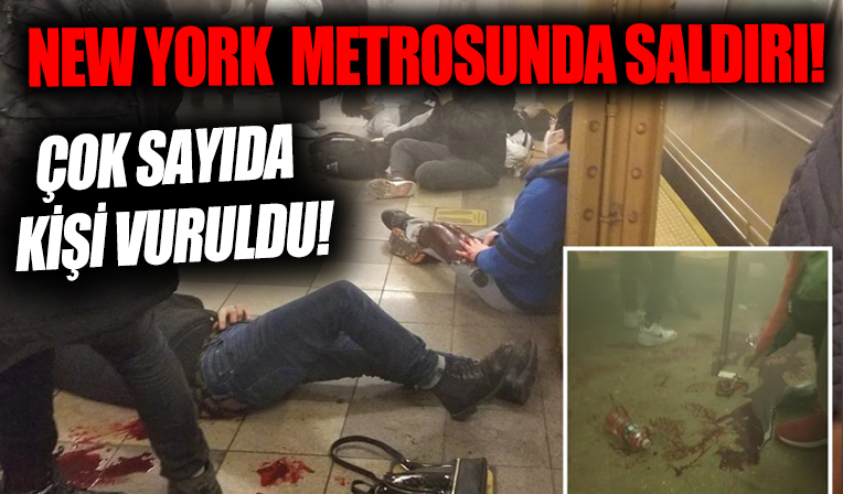 New York'ta metro istasyonunda saldırı
