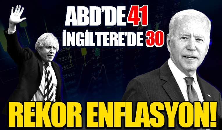 ABD'den sonra İngiltere'de de rekor enflasyon! 30 yılın en yüksek seviyesinde