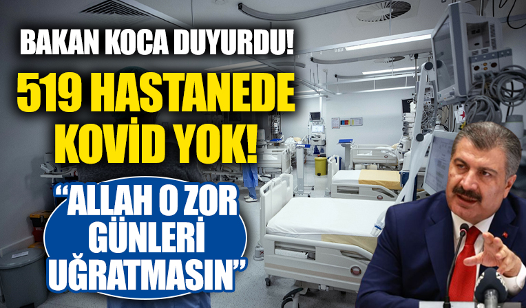 Fahrettin Koca hastanelerdeki son durumu paylaştı!