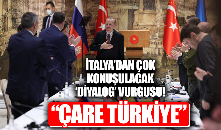 Rusya Ukrayna savaşı için çare Türkiye! İtalya'dan çok konuşulacak 'diyalog' vurgusu...