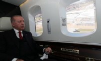 RİZE ARTVİN HAVALİMANI - Açılışını Başkan Erdoğan'ın yapacağı Rize-Artvin Havalimanı için ilk test uçuşu gerçekleştirildi!