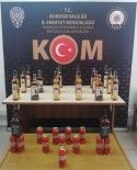 Burdur'da  31 Sise Kaçak Içki Ele Geçirildi
