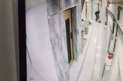 Batman'da Apartmanda Ayakkabi Çalan Hirsiz Kameraya Yakalandi