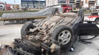Takla Atan Otomobil 40 Metre Sürüklendi, 4 Genç Ölümden Döndü