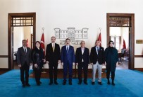 Vali Kizilkaya, Il Müdürü Bircan'i Ve Yanindaki Heyeti Kabul Etti