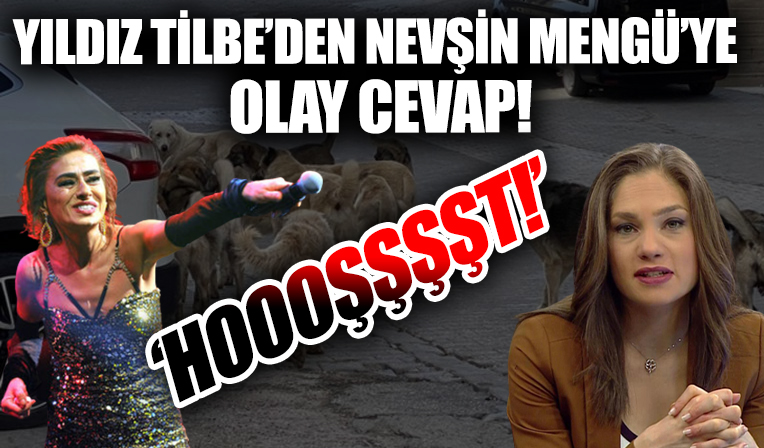Yıldız Tilbe'den Nevşin Mengü'ye olay cevap! 'Hoooşt'