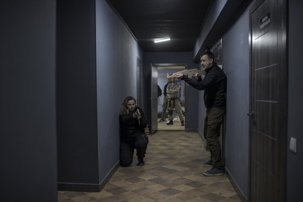 Lviv'de gönüllü savaşçılar eğitim alıyor!