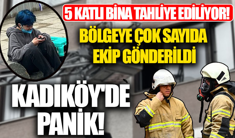 Kadıköy'de istinat duvar çöktü: 5 katlı bina tahliye ediliyor!