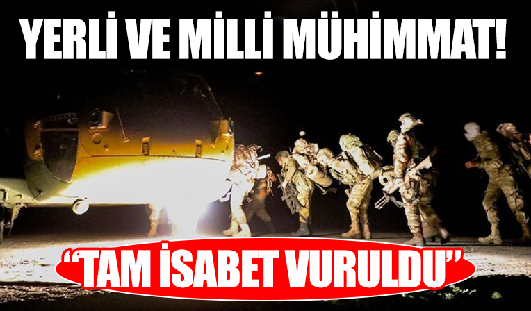 MSB operasyonla ilgili detayları paylaştı: Tam isabet vuruldu!