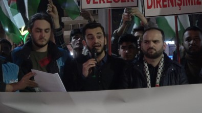 Rize'de Filistin'e Destek Gösterisi