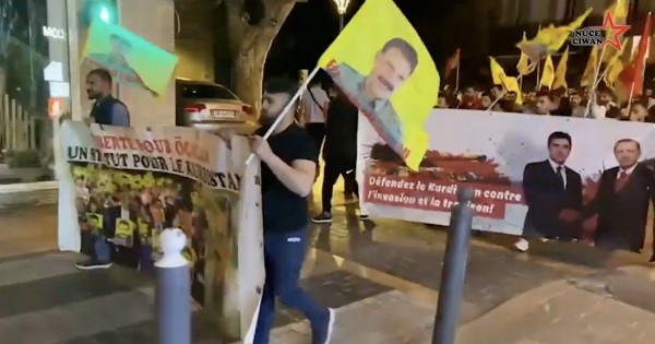 Pençe Kilit Operasyonu sonrası Fransa'da terör yandaşları sokaklara döküldü!