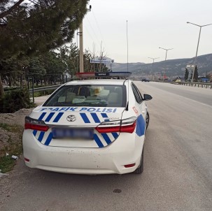 Burdur'da Radarla Trafik Hiz Denetimleri Yapildi