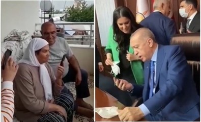Cumhurbaskani Erdogan, Kanser Hastasi Halime Teyzeyle Görüstü