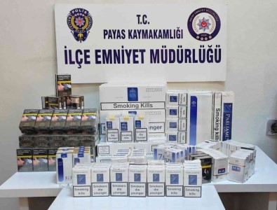 Hatay'da Durdurulan Otomobilden Kaçak Sigara Çikti