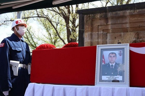 ‘Pençe-Kilit’ şehidi Ömer Delibaş için uğurlama töreni!