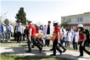 Edirne'de Hastane Afet Plani Tatbikati Yapildi