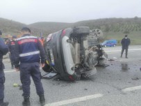 Kazada Yaralanan Yolcu Hastanede Hayatini Kaybetti