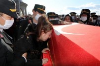 Pençe-Kilit şehidine veda: Hamile eşi tabuta sarılıp gözyaşı döktü
