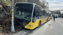  KAZA - Beykoz'da İETT otobüsü kaldırıma çıktı! Çok sayıda yaralı var