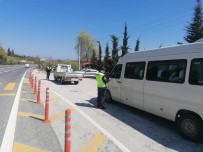Düzce'de 11 Araç 5 Sürücü Trafikten Men Edildi