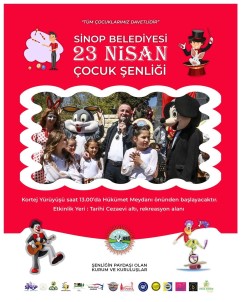 Sinop'ta 23 Nisan Programi Belli Oldu