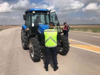 Aksaray Jandarma Trafikten Traktörlere Denetim Haberi