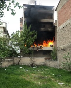 Elazig'da Ev Yangini