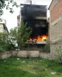 Elazig'da Ev Yangini