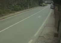 IETT Otobüsünün Kayaliklara Daldigi Kaza Kamerada