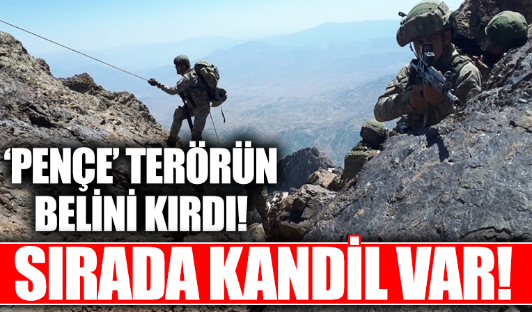 Pençe Kilit terörün belini kırdı! Sırada Kandil var!