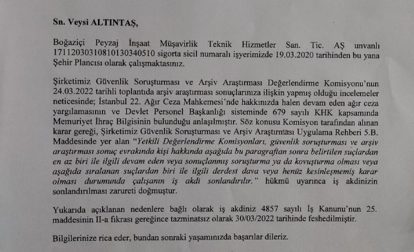 İçişleri Bakanlığı soruşturma başlatmıştı: İBB PKK'lı personeli apar topar işten attı