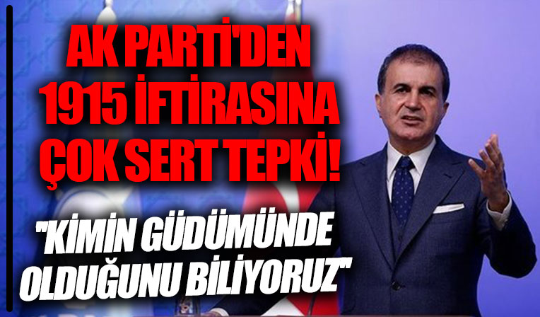 AK Partili Çelik'ten HDP'li Paylan'ın 1915 provokasyonuna tepki: Bu ahlaksız tekliftir