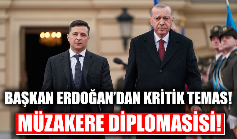 Başkan Erdoğan Zelenskiy ile görüştü...