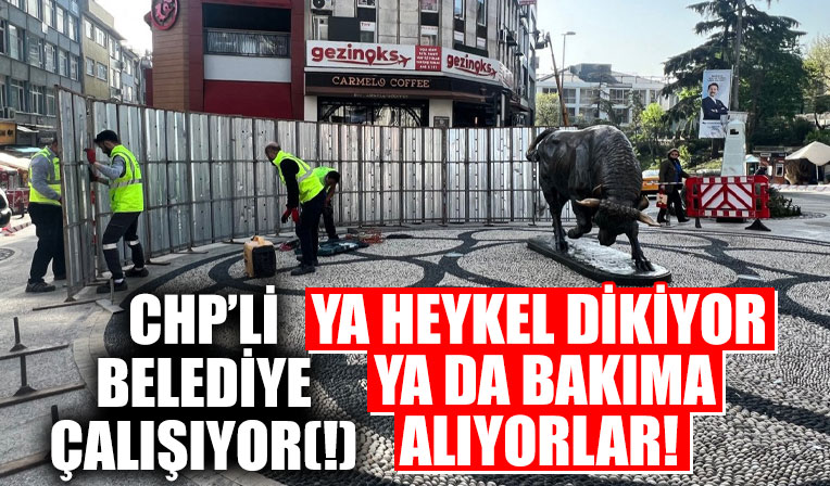 Kadıköy’deki Boğa Heykeli bakıma alındı!