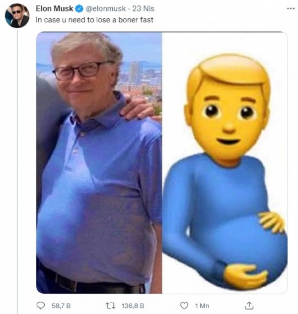 Elon Musk, Bill Gates ile dalga geçti!