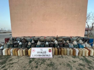 550 Litre Kaçak Motorin Ele Geçirildi