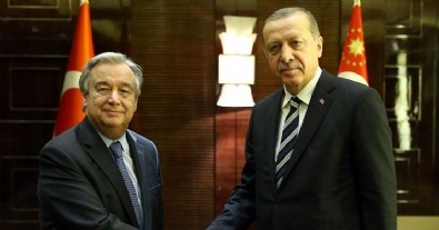 Başkan Erdoğan, BM Genel Sekreteri Guterres ile görüştü!