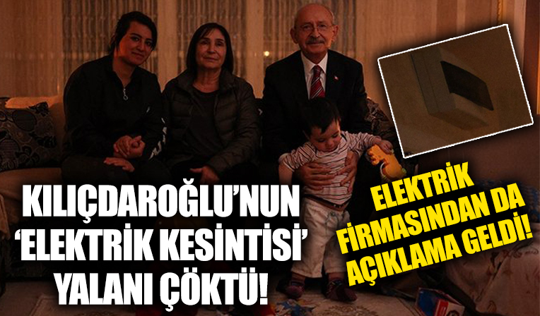 Başkent EDAŞ'tan Kılıçdaroğlu'nun '4 aydır elektrikleri kesik' diyerek ziyaret ettiği ev ile ilgili açıklama: Elektrik kesintisi söz konusu değildi