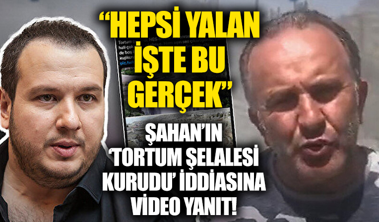 Şahan Gökbakar'ın 'Tortum şelalesi kurudu' iddiasına videolu yanıt: Gel de gör hepsi yalan işte bu gerçek