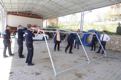 Çameli Belediyesi Personeline Uygulamasi Afet Egitimi
