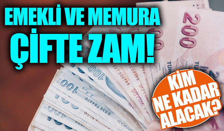 Emekli ve memur için çifte zam! Açıklamalar ard arda geldi: Temmuz zammı ile birlikte kim ne kadar alacak?