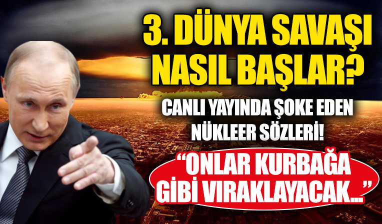 3. Dünya Savaşı nasıl başlar? Canlı yayında editörden şoke eden sözler: Kurbağa gibi vıraklayacaklar...