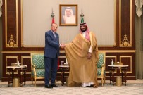 Cumhurbaskani Erdogan, Suudi Arabistan Veliaht Prensi Selman'la Görüstü