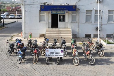 Mardin'de Çalinti 23 Adet Motosiklet Ele Geçirildi